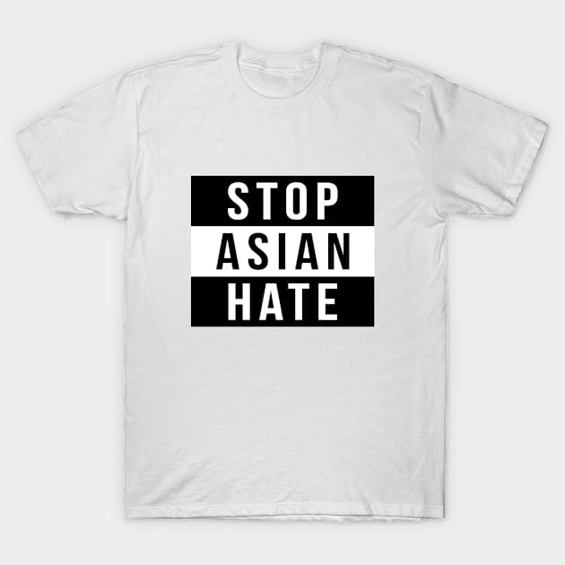 Stop Asian Hate Logo T-Shirt by OldDannyBrown